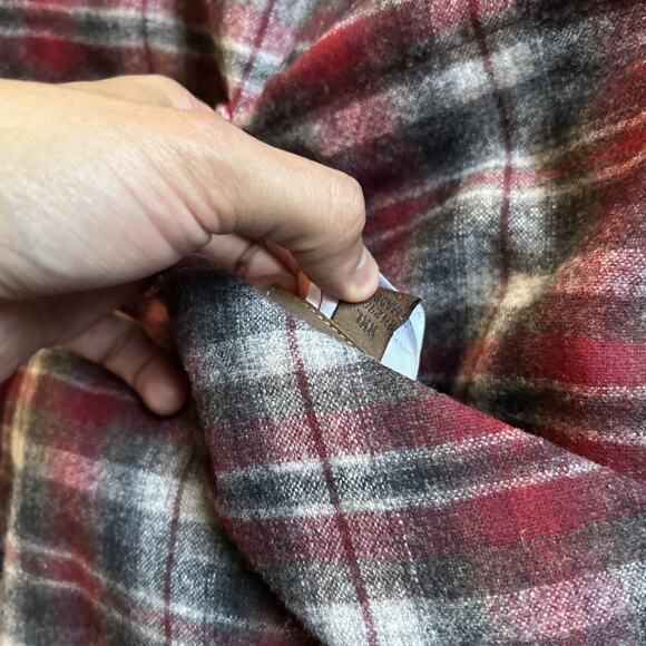 Pendleton Vest Mens 2XL Wool Reversible Button Snap Plaid USA Hunting - Picture 2 of 8